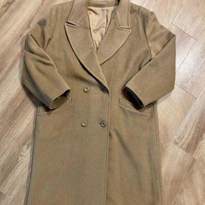 CAMEL WOOL COAT